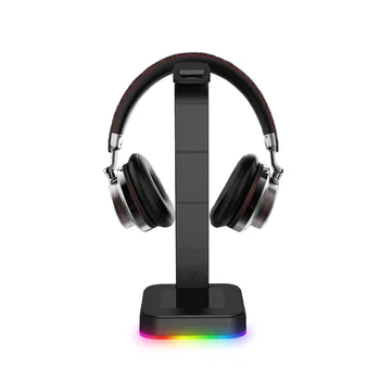 2021 RGB stalak za slušalice promjena boje slušalice, stalak za slušalice odraza dvostruka igra slušalice USB stalak za igrače Igre