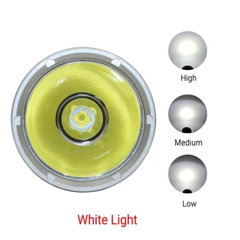 4000 Lumena Svjetiljka za Ronjenje Moćna led svjetiljka XHP70.2 26650 Vodootporan Podvodni 100 m xhp70 .2 Led Taktičke Fenjer