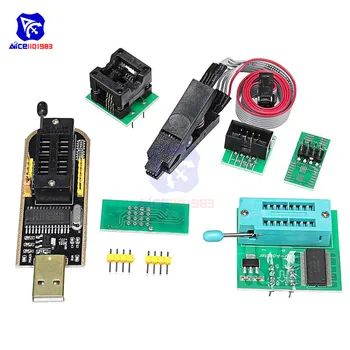 Diymore CH341A USB-programer SOP8 za izmjenični DIP8 SOIC8/SOP8 Test spona 1,8 U Adapter za EEPROM 93CXX/25CXX/24CXX EEPROM Flash