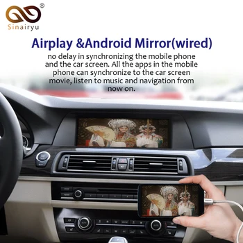 Sinairyu Sučelje Carplay za BMW E90 F20 F30 X5 E70 X3 X1 coupe EVO CCC CIC NBT Bežični Apple Carplay Automatsko zrcaljenje Android