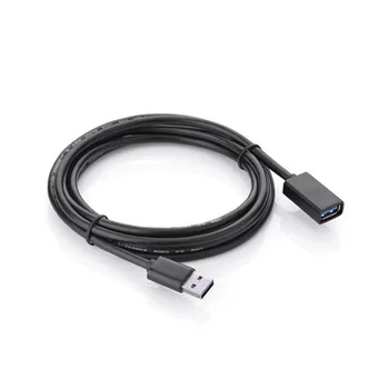 Produžni kabel, USB 3.0 od muškaraca i žena 0,5 m 1 m 2 m, Crna Суперскоростной 5 Gbit / s i USB kabel za sinkronizaciju podataka za punjenje Cabo za prijenosna RAČUNALA