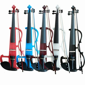 4/4 Plava Crna Crvena Bijela Boja Glazbeni Instrumenti Violinski Luk Električni Чиолин Ručne Izrade Violina