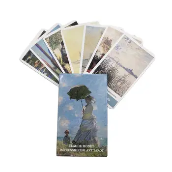 Claude Monet-Impresionizam Umjetnost Špil Tarot Gatanje Proročanstvo Tarot Karte Prijatelji Svakodnevni College Zabava Igra Na Ploči