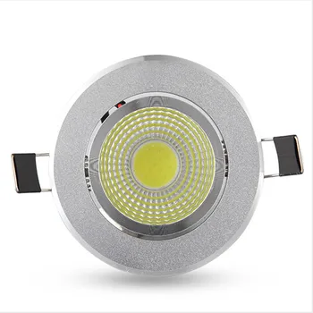 Zatamnjen Led svjetiljka S podesivim kutom osvjetljenja COB Stropni Spot Lampa 6 W 9 W 15 W 18 W Strop s Udubljenjem AC85-265V + Vozač