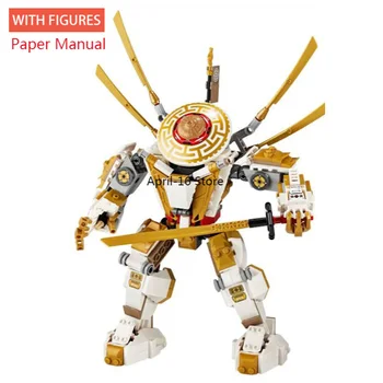2021 Novi 517 kom. Ninja Zlatno Krzno Titan Model robota skup sastavnih blokova 71702 Ninjagoes Dječje igračke Cigle poklon za rođendan