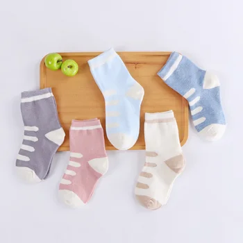 1 Par Slučajnih boja od 0 do 6 godina Dječje čarape Dječje Čarape za djevojčice Pamučnim mreže Slatka Novorođenog dječaka Čarape za bebe Dječja odjeća