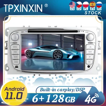 Carplay za Ford S-MAX, Mondeo C-MAX i Galaxy Android 11 Auto-player GPS navigator Glavu Multimedijski uređaj Stereo WIFI DSP BT