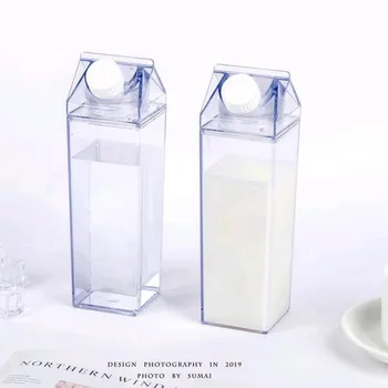 500 ml, Prozirna Boca za Vodu s mlijekom Shaker za piće Sportski Trg Boca za sok s Mlijekom za Penjanje na otvorenom Kamp Putovanja