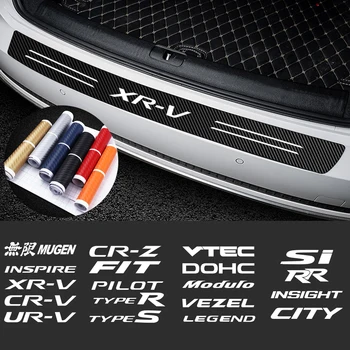 Naljepnica za zaštitu ruba prtljažnika stražnji Branik vozila za Mugen Honda Civic XR-V UR-V Dohc Legenda SI RR City Insight Vtec Fit CR-V Pilot