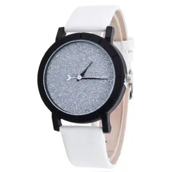 2018 Nove kožne kvarcni satovi s velikim dial ultra-tanki Poznati luksuzni brand Jednostavne svakodnevne ženski ručni sat Reloj Mujer