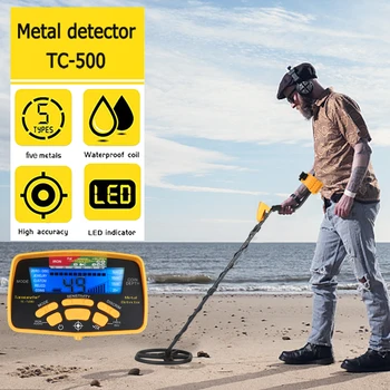 Univerzalni detektor metala Digitalni Prikaz TC-500 metalni detektori Sve za Odrasle osobe S Korisničkom Funkcijom Radne Frekvencije 10 khz