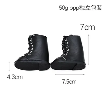Nove Crne Kožne Čizme Za Lutke 45 cm, Američke Djevojčice, 18 centimetara, Cipele I Pribor Za Lutke Naše Generacije