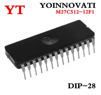 10 kom./lot M27C512-12F1 27C512 EPROM UV 512KBIT 120NS DIP-28 IC najbolje kvalitete