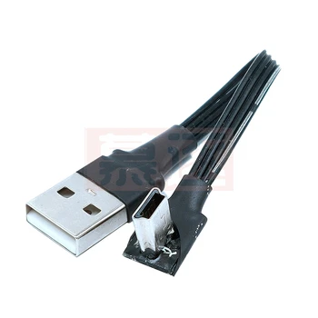 USB Podataka Kabel A Stecker auf Mini USB B 5Pin Männlichen 90 Grad UP/Unten/Links/Rechts winkel Adapter Sync Lade 0,2 M 0,5 M