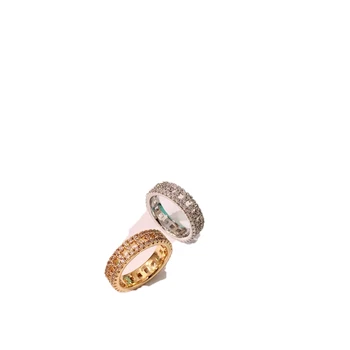 2021 Trend Vruće Брендовое dijamantni Prsten od 18 Karatnog Zlatar Svaki Dan Univerzalni Odjeća za Rođendan Nakit od 925 Sterling Srebra
