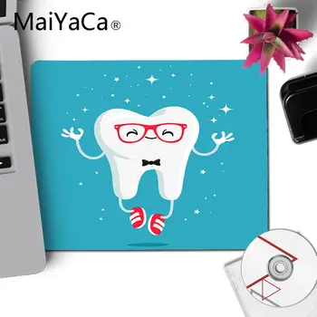Майяка crtani Lijepe bijele zube Udobnost mali miš Gaming podloga za miša DIY Dizajn uredski stol mat mat za PC Laptop