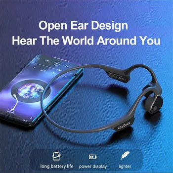 Pro9 Bežične Slušalice S Koštane Vodljivosti Sportske Vodootporne Slušalice Za Trčanje Bez Uši Slušalice Za Brzo Povezivanje S Mikrofonom Za Vožnju Biciklom