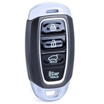 Keyecu Smart Remote Automobilski Ključ S 4 Tipke 434 Mhz 47 Čip za Hyundai Santa Fe 2019 2020 FCC ID: TQ8-FOB-4F19, P/N: 95440-S2000