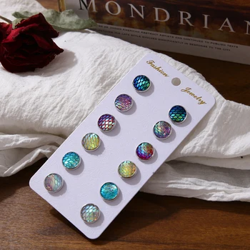 HR Nova Moda Set naušnica od kristala Ženski Nakit pribor za piercing Loptu Naušnice-roze komplet Nakita brincos