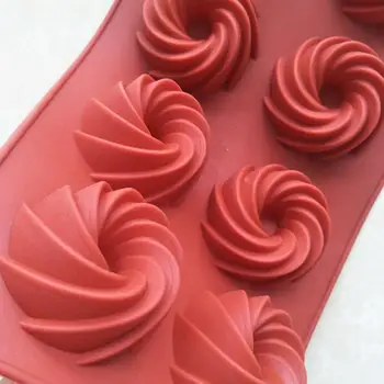 Vrtlog Oblika Silikonska Forma Za Tortu Oblik Za Pečenje Kolača Puding Sladoled Alati Za Polaganje Kuhinjski Oblik Za Pečenje Posuda