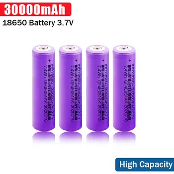 Visoka Kvaliteta 18650 30000mah Litij baterija baterija baterija baterija Baterija Zavarivanje Nikla Lisnato Baterije Za DIY Svjetiljka Akumulatorska Baterija od 1 do 20 kom.