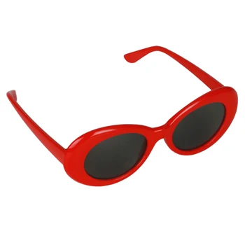 Retro Moda Za žene Novost Ovalni Mod Debeli Okvir i ovalne Crne Leće, Sunčane naočale, Naočale za zaštitu od sunca Unisex