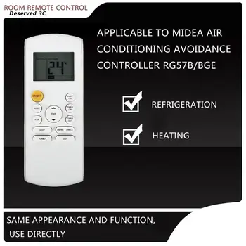 Daljinski upravljač Odgovara za teško klima uređaj Midea RG57B/BGE RG57A2/BGEF