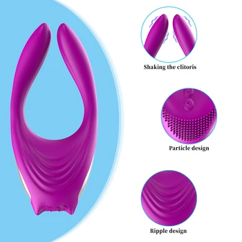 Seks-igračke za žene Trostruki Utjecaj Vibrator s Tri Motora G-spot Stimulator klitorisa Ženski Muški Masturbator Maser za odrasle i muškarce