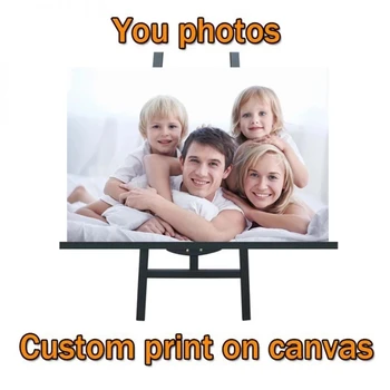 Pojedinačne fotografije obiteljski print dar personalizirani poster jastučići zid umjetnost platno zidno slikarstvo slika za dnevni boravak