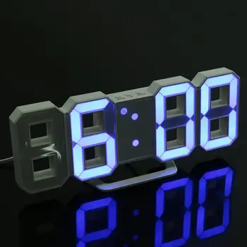 Spavaća soba Digitalni Elektronički Stolni Satovi LED Sat 12/24 Satni Prikaz Alarm i Ponavljanje 8888 Prikaz Poklon za doma dekor