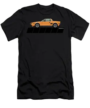 Fiat bertone x1 9 naranče bendova kriza na Marsu muška t-shirt auto moto odjeća majica