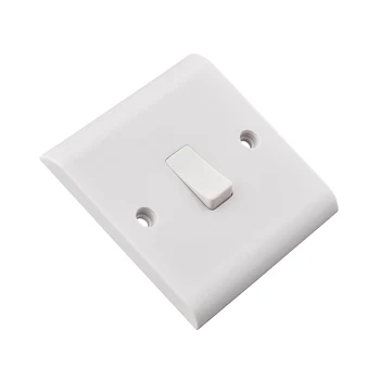 Tipke prekidač zidne rasvjete u velikoj Britaniji 10A 1 banda 1 način bijela бакелитовая ploča za uključivanje/isključivanje zaslon osjetljiv električni prekidač