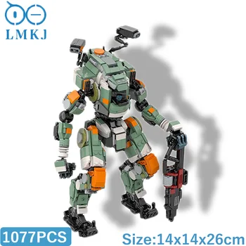 MOC-BT-7274 Robot je robot, Serije Titanal Figurica Gradivni Blokovi Morfin Razarač Гатлинга Cigle Stroj Igračke Za djecu Pokloni