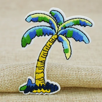 10 kom Kokos palma нашивки ikone za odjeću glačalo vezene нашивка oblog glačalo na нашивках šivaći pribor za odjeću