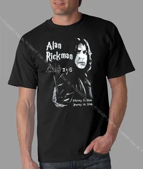 Alan Рикман Северус Snape Uvijek Odaje počast Платку za dlake Na licu Muška t-shirt Majice za muškarce Polo Stripove Košulja po cijeloj površini stripova