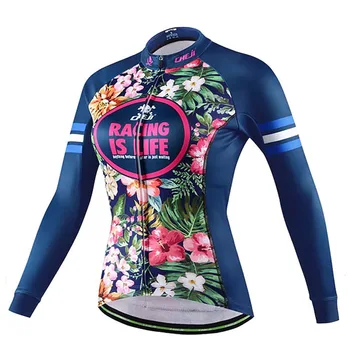 2021 Biciklistička odijelo Za žene Zimskim s dugim rukavima Termalni Флисовый Kit za biciklizma Grije MTB Biciklistička odjeća Ženska biciklistička odjeća