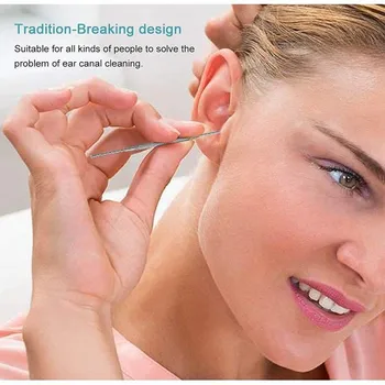 6 Kom./compl. Čelik Alat za uklanjanje ušni vosak Alat za čišćenje ušiju Alat za čišćenje ušiju Ušni vosak Alat za njegu uha za osobno zdravlje