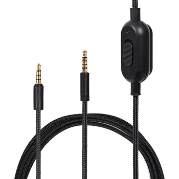 2 m 3,5 mm Audio kabel Od čovjeka Do Čovjeka Adapter Kabel za Linijski Prekidač za Isključivanje Zvuka Zamjena za Logitech G433 G233 GPRO GPRO X