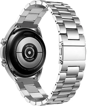 Remen Za Samsung Galaxy Watch 3 45 mm Remen 20 mm 22 mm Čvrste Narukvica od Nehrđajućeg Čelika Metalne Narukvice za Galaxy Watch 3 41 mm