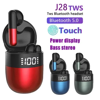 TWS Bluetooth kompatibilne Slušalice Kapsula Prijenosne Bežične Slušalice Fone Bluetooth Slušalice Sa Mikrofonom Za Mobilne Telefone J28