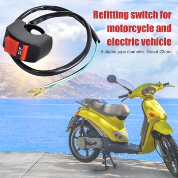 Električni Bicikl LED zaslon Gumb za UKLJUČIVANJE/ISKLJUČIVANJE za Motocikl E-Bicikl Skuter Prekidač Kontroler Upravljača Pribor za motocikle