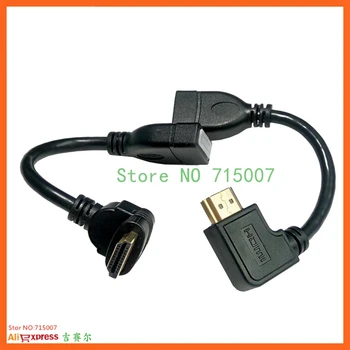 10 cm HDMI Kabel kompatibilan s HDMI Ženski adapter Mini Micro HDMI 90 Stupnjeva Pod pravim kutom Nožica na удлинителю HDMI AF