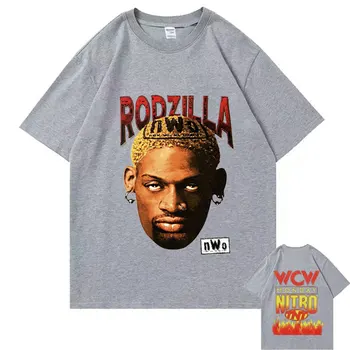 Sjajan umjetnik Scott Travis t-Shirt Novi Dennis Rodman Hip-hop Ulica odjeća Majice za muškarce i žene Vintage Rocky 97 хлопковая t-shirt Majice