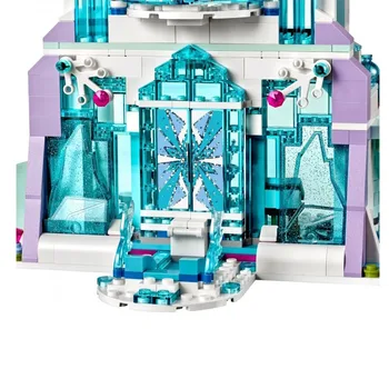 Novi Magic Ledena Palača Gradivni Blokovi Snow Svijet Dvorac Princeze Kompatibilan S Prijateljima Djevojčice Cigle Za Slaganje Igračaka Za Djecu