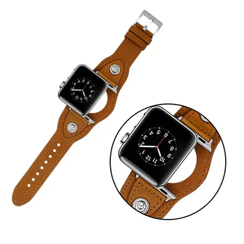 Kožni remen za Apple watch band 45 mm 41 mm 44 mm 42 mm 40 mm 38 mm Luksuzni zgodan zamijeniti remen za iwatch 7 6 5 4 3 2 SE