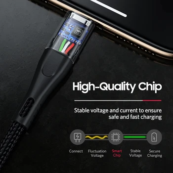 Originalni ovjereni MFI kabel usb type c za munje za iPhone 11 pro xs max xr 8 7 6 s plus 5s punjač za iPad PD brzo punjenje 2 m