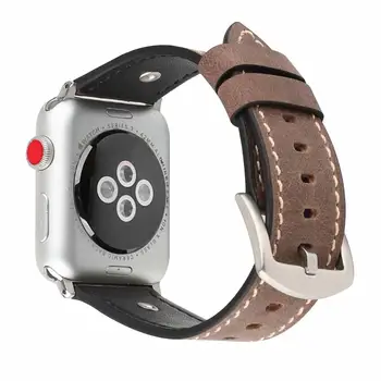Remen za Apple Watch 5/4 44 mm 40 mm Kožni Remen Za sat Uložak Narukvica Remen Sportski Petlja za iwatch serije 3/2/1 42 mm 38 mm