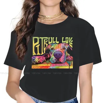 Šarene majica okruglog izreza Američki Nasilnik pit bull Slatka pas Tkanina Basic t-Shirt Odjeća za djevojčice 5XL Velika rasprodaja