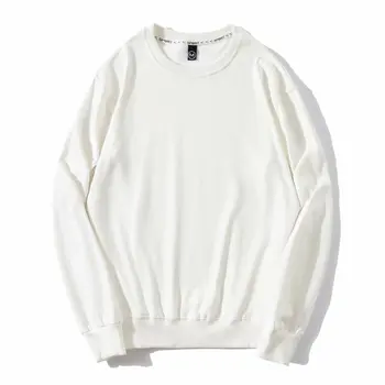 Novi stil kvalitetan pamuk okrugli izrez s otvorenim ramenima pulover džemper dugih rukava muški i ženski džemper