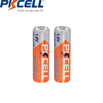 12шт PKCELL 1.6 AA 2500 МВтч Baterija NI-ZN Punjive baterije AA pilas i 3 kom. pretinca za Baterije Torbica fotoaparata igračke